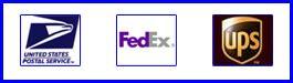 USPS  -  FedEx  -  UPS